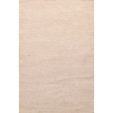 2x3 Beige, , Color Hand Woven All-Over 100% Silk Modern Oriental Rug